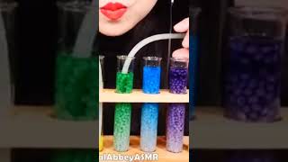 Abbey Asmr asmr trending satisfying mouthwatering thirst drink ytshorts [upl. by Bik]