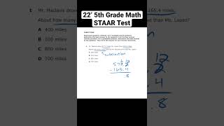 5th GRADERS 🚨 THIS was on last year’s STAAR Test math staar 5thgrade [upl. by Milton]