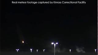 Meteor footage in Michigan [upl. by Coats13]