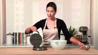 How to Make Waffles in the Calpahlon Waffle Maker  WilliamsSonoma [upl. by Binny]