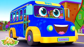 Roues sur le Bus Préscolaire Chanson  Plus Véhicules Rimes pour Enfants [upl. by Ykciv459]