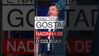 Treta no SBT Danilo Gentili e Otávio Mesquita batem boca na emissora shorts [upl. by Ymer503]