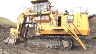 Cat 6030 at work in Tower Colliery [upl. by Josler]