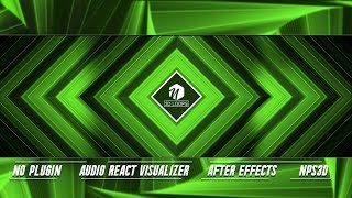 No Plugin Audio React Visualizer After Effects Tutorial  NPS3D [upl. by Catharina240]