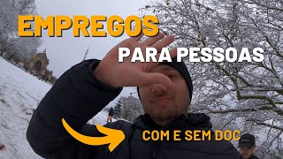 Andando na Neve em Londres e falando sobre EMPREGOS PARA PESSOAS COM E SEM DOC [upl. by Alamaj]