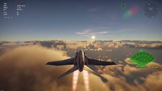 F4 Phantom Flies Over The Clouds  War Thunder [upl. by Dlanar]