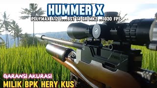 HUMMER XPOLYMAX A12 L BST 14 GR MK21030 FPS GARANSI AKURASIMILIK BPK HERY KUS [upl. by Paddie921]