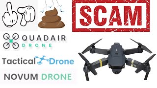 WARNING ❌ NEW YouTube Drone SCAMS ❌ Novum  Tactical X  Falcon  Quadair Drones Scam [upl. by Angeline]