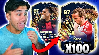 Ik Open 100 PACKS voor BUNDESLIGA TOTS  EA FC 24 ULTIMATE TEAM [upl. by Neelhtakyram]