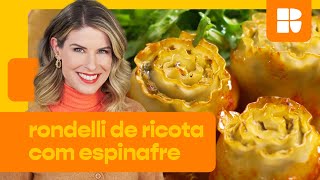 Rondelli de ricota com espinafre  Rita Lobo  Cozinha Prática [upl. by Eednam934]