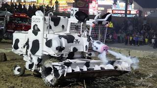 2024 Lorain County Fair Combine amp Pickup Truck Demolition Derby [upl. by Esirehc275]