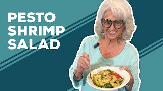 Love amp Best Dishes Pesto Shrimp Salad Recipe  Healthy Salad Ideas [upl. by Pall]