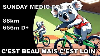 SUNDAY MEDIO FONDO  remise en forme sur course looongue  WEDNESDAY OMNIUM  INDIEVELO [upl. by Cherianne]