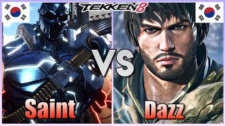 Tekken 8 ▰ Saint Jack8 Vs Dazz Shaheen ▰ Ranked Matches [upl. by Herculie]