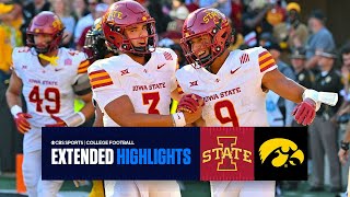 Iowa State vs Iowa FULL HIGHLIGHTS  B1G on CBS  College Football [upl. by Motteo]