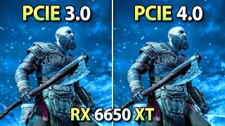 PCIe 30 vs 40  RX 6650 XT Does it Matter [upl. by Morell492]