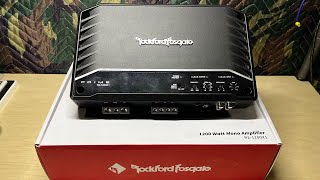 Rockford Fosgate Prime R21200X1 Amp Dyno 1 ohm [upl. by Esnahc]