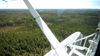 Retour en hydravion et aperçu des coupes à blanc [upl. by Anelej]