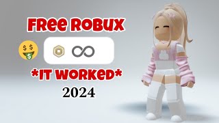 HOW TO GET FREE ROBUX IN 2024 WITH PROOF [upl. by Ahsiemac]