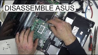 DISASSEMBLE ASUS X200 M NETBOOK [upl. by Aneahs877]