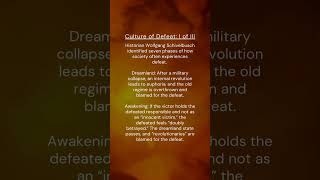 On War Culture of Defeat I of III history war defeat [upl. by Wassyngton854]