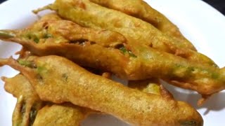 एकदम कुरकुरीत मिर्ची भजी  Mirchi Bhaji  Mirchi Bhaji Recipe  मराठी रेसिपी  Kiti Kitchen [upl. by Bard400]