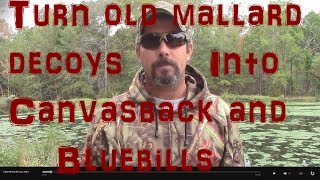 How to repaint old duck decoys [upl. by Oleta791]