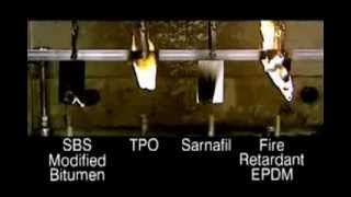 Roofing Material Fire Performance Test [upl. by Mcintosh]