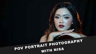 Creative Portrait Photography Continuous Lighting With Sony A7III  Samyang AF 75mm f18 FE [upl. by Smith2]