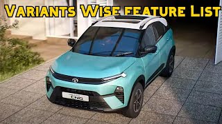 Tata Nexon iCNG Variants Wise Feature List Explained  Starts At 899 Lakhs [upl. by Siddra888]