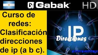 Clasificaciones direcciones ip clases A B C [upl. by Moore]