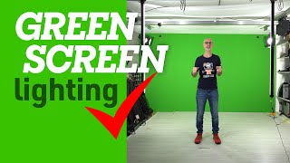 Best Green Screen Lighting  HOW TO [upl. by Elokyn]