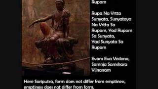 Heart Sutra Prajna Paramitha Hridaya Sutra  lyrics Sanskrit and English [upl. by Aihsei]