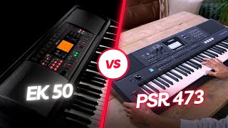 Korg EK 50 VS Yamaha PSR e473 [upl. by Leroy705]