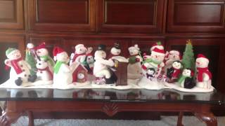 Snowmen of Hallmark sing together [upl. by Grissom295]