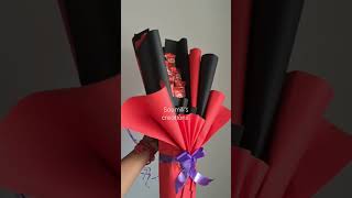 chocolate bouquet 🍫❤️kitkat bouquet shorts trending chocolate [upl. by Carlo399]