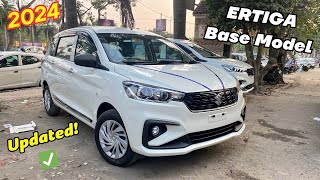 Updated✅ Maruti Ertiga LXI 2024  Base Model King🔥 869 Lakhs [upl. by Ellebyam787]