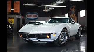 1969 Corvette  61028 Miles Great Condition WhiteBlack  Seven Hills Motorcars [upl. by Lusty]