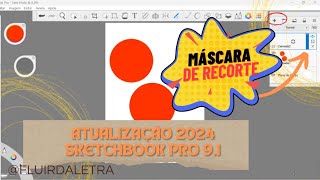 Atualização Sketchbook Pro 2024  Máscara de Recorte e como funciona artedigital SketchbookPro [upl. by Mure886]