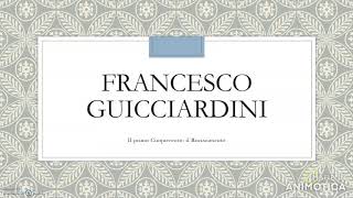 LETTERATURA ITALIANA FRANCESCO GUICCIARDINI [upl. by Piero]