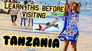 YOU SHOULD KNOW THIS BEFORE TRAVELING TO TANZANIA travel tanzania zanzibar vlog news [upl. by Nahtanoj]