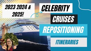 Celebrity Cruises RepositioningTrans AtlanticTrans PacificBucket list cruises [upl. by Layla885]