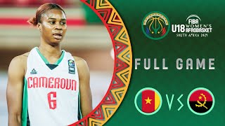 QuarterFinals  Cameroon v Angola  Full Basketball Game  FIBA U18 Womens AfroBasket 2024 [upl. by Rosaleen]