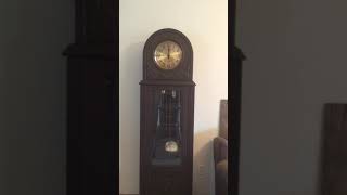 German Roundtop bim bam Longcase clock [upl. by Nhoj]