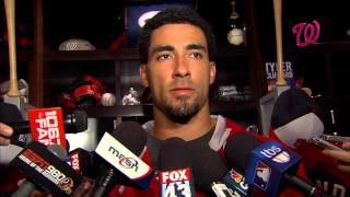 Ian Desmond discusses the Nats struggles at the plate against the Giants [upl. by Jovi]