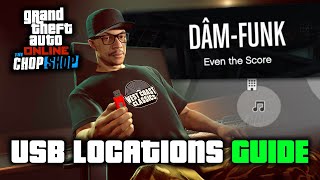 GTA Online How To Unlock NEW quotEven The Scorequot Music All 5 USB Locations Guide [upl. by Novad501]