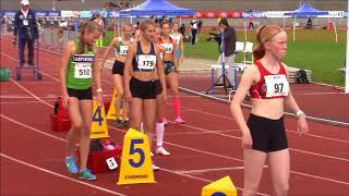 UM Friidrett 2017 800 meter Jenter 15 år [upl. by Valerlan450]