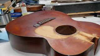 1962 Martin 000 18 neck  pickguard removal [upl. by Abott453]