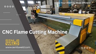 CNC Flame Cutting Machine SENLISWELD [upl. by Ahsekan]