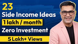 23 Top SIDE INCOME IDEAS to Earn 1 LakhMonth in 2023  Passive Income Ideas  DEEPAK BAJAJ [upl. by Meghann474]